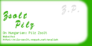 zsolt pilz business card